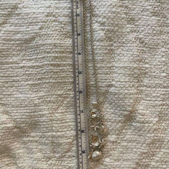 Sterling Silver Sea-stars and Seashells necklace. Made in Italy - Picture 4 of 5